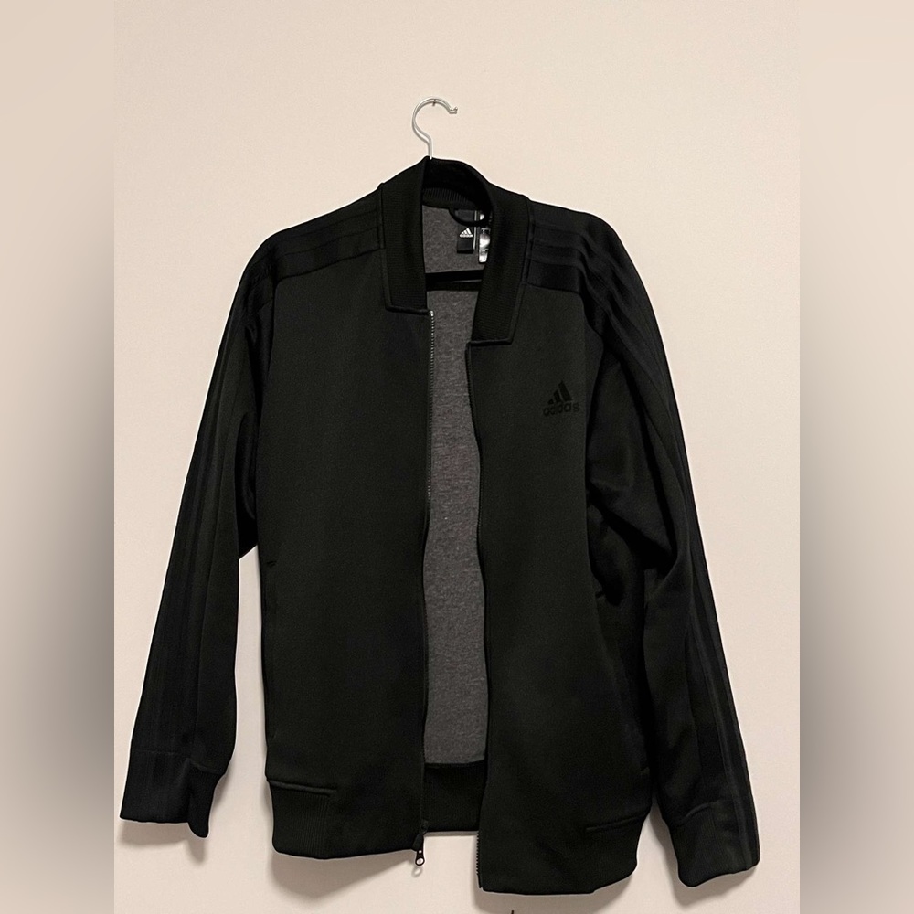 Black adidas full zip